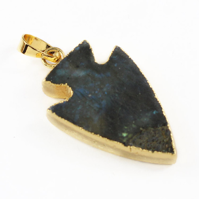 JF6955 gold plated big stone pendant designs for women,labradorite gemstone pendant