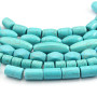 TB0444 Full strand blue turquoise barrel beads,gemstone beads