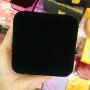 BP1017 Custom made black velvet jewelry box for bracelet package,suitable case for gift giving