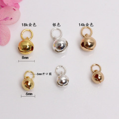 JS1499 18k Gold Plated Small Bell Charm Pendants