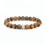 BN5161 Gay Pride Lesbian Love Equality Rainbow Bracelet,Rainbow with Black Onyx Beaded Chakra Reiki Bracelet