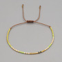 BRH1011 dainty Petite mini tiny seed beaded string Layering bracelet
