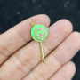 CZ8433 CZ Rainbow Enamel Colorful Neon lollipop lolly Candy Charm Pendants