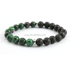 BN1088 fashion gemstone essential oil lava & turquoise & jade beaded ladies stretch elastic bracelet BN1088 fashion gemstone essential oil lava & turquoise & jade beaded ladies stretch elastic bracelet