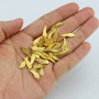 JS1140 Fashion DIY charms gold plated small angel wing charms
