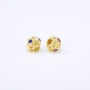 CZ8337 Fashion cz micro diamond pave round spacer beads cubic zirconia findings for jewelry making