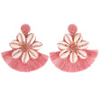 Pink with tassel