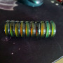 hematite ring jewelry natural smooth stone magnetic hematite ring