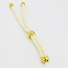 BCL1250 ,Adjustable Cords for Bolo Bracelet Making Red Half-finished Bracelet String Cord With Sliding Slider Stopper Beads