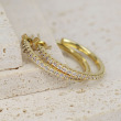 Clear/gold  medium