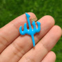 CZ8425 gold plated brass metal Allah religious Islam enamel charm pendant