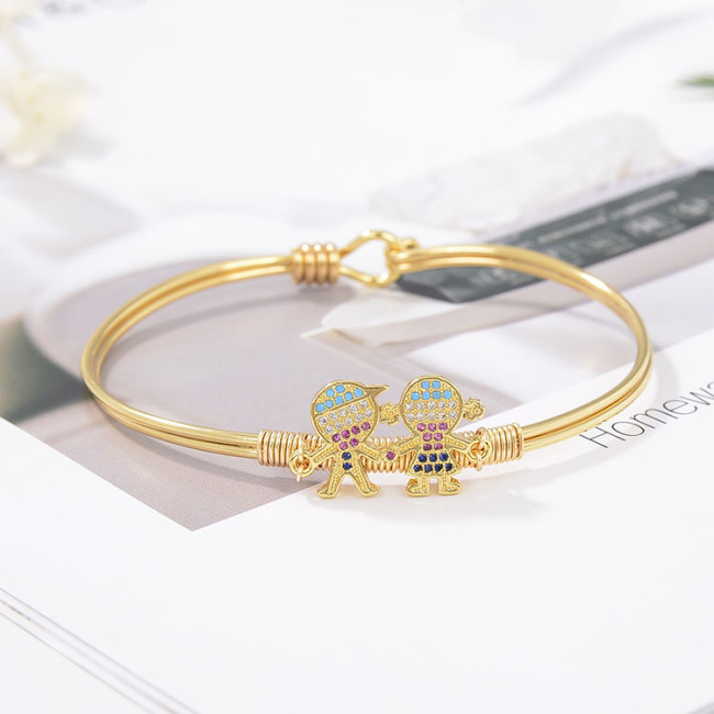 BC2018 Child  Pattern Bracelet Cute Boys Girls  Bracelets  For Kids