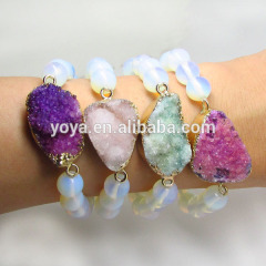 BRH1401 Fashion Opal Beads Druzy Bracelet BRH1401 Fashion Opal Beads Druzy Bracelet