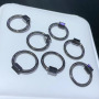 JF1299 Gold Silver Gunmetal Plated Heart Round Eye Apple Shape Screw Clasp, Cloud Shape Clasp Lock Buckle Carabiners