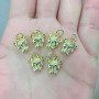 CZ8303 Dainty Tiny Mini Small CZ Diamond Leo Leopard Sea Horse  Owl Fox Animal Charm Pendants