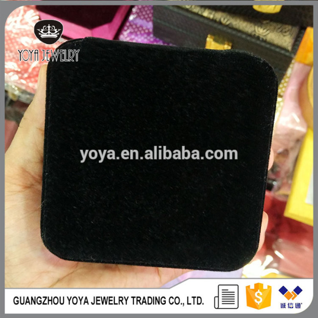 BP1017 Custom made black velvet jewelry box for bracelet package,suitable case for gift giving