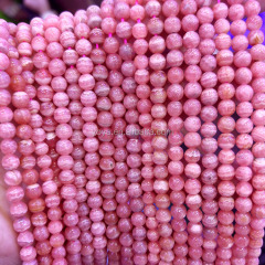 SB6742 Wholesale 4mm Natural Rhodochrosite Round Beads