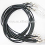 BC0302 Fashion black round rubber necklace cord