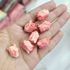 SL0342 Hot sale synthetic stone carved pink buddha beads