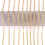 NS1068 High quality Gold Plated Stainless Steel Figaro link Cable Chain Necklace