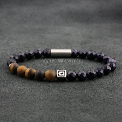 BN3012 new product ideas 2018 men's jewelry bracelet,natural stone jewelry,stainless steel magnetic bracelet