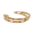 Fushcia/gold Large