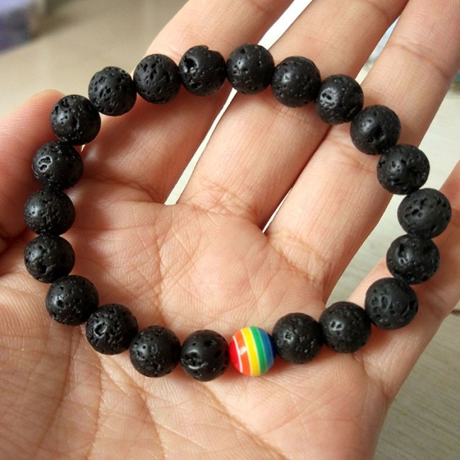 BN5185 Cheap aromatherapy bracelet lava stone bead essential oil diffuser bracelet