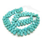 TB0312 Top Drilled Turquoise Flat Teardrop Beads,Turquoise Drop Beads
