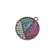 Round/gunmetal