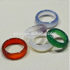 RG1035 Natural Agate Ring,Gemstone Ring,Fashion Stone Band Ring