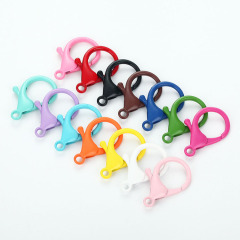 JF1338 Large Big Neon Enamel Multi Colored Lobster Clasps Claw for Jewelry Necklace Making