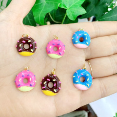 JS1560 cute enamel Gold Plated brass metal colored docut charms Pendant JS1560 cute enamel Gold Plated brass metal colored docut charms Pendant