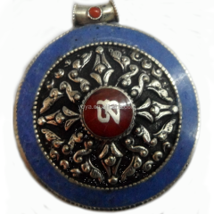 NB0038 from Nepal,Sacred Geometry,Chakra Balancing Orgone Pendant