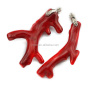 JF6727 Wholesale natural red coral freeform stick pendants