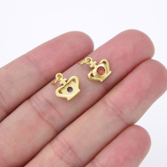CZ8234 18K Gold Plated CZ Micro Pave Crown Charms With Diamond,Mini King Crown Charm Pendant For Necklace Earring Jewelry Making CZ8234 18K Gold Plated CZ Micro Pave Crown Charms With Diamond,Mini King Crown Charm Pendant For Necklace Earring Jewelry Making