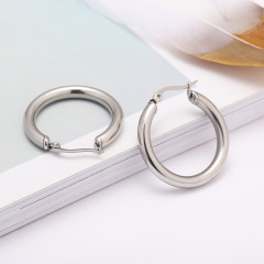 ES1072 New Arrival Earring hooks Stainless steel gold ladies earring