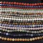 SB6547 wholesales loose natural crystal matte frosted gemstone semi-precious stones beads beads for jewelry making