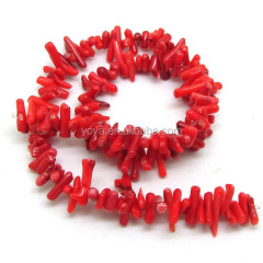CB8057R untreated drilled coral supplier,natural red coral branches