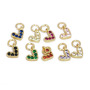 CZ8223 Dainty Love HeartJewelry supplies minimal Mini CZ Micro Pave Heart Charm,Small Diamond Cubic Zirconia Love Heart Charms