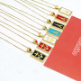 NZ1273 Wholesale Fashion Custom Anchor Pendant Charm Gold Necklace