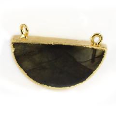 JF6955 gold plated big stone pendant designs for women,labradorite gemstone pendant