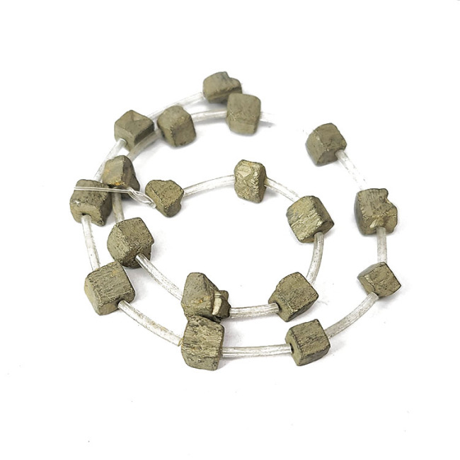 PB1108 pyrite nugget beads,natrual irregular chips pyrite beads