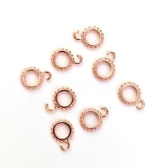 JS1632 18K Gold Plated Charm Pendant Bail Connector Clasp, Charm Enhancer,  Removable Bail Clasp Jewelry Making Supplies