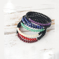BRP1585 4mm elastic spiritual natural gemstone stone beads bracelets BRP1585 4mm elastic spiritual natural gemstone stone beads bracelets