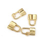 JS1501 High Quality Jewelry Supplies 18K Gold Plated Padlock Pad Lock Charm Pendants