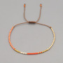 BRH1011 dainty Petite mini tiny seed beaded string Layering bracelet