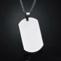 High quality customized logo laser engraved stainless steel dogtags military sublimation wholesale