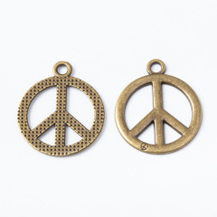 JF8346 Fashion small peace sign charm,peace symbol charm