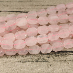 CR5509 Pink rose quartz rectangle beads,natural quartz stone for jewelry making