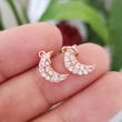 #2 crescent rose gold